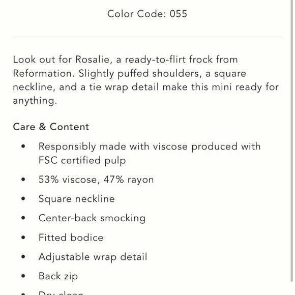 NWT Reformation Rosalie Floral Pink wrap Dress, SIZE 12 - Picture 6 of 8